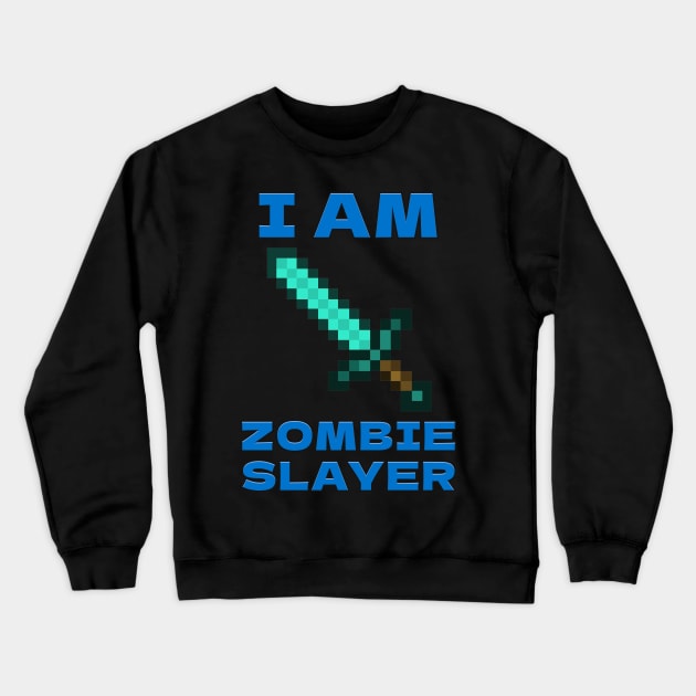 Zombie slayer Crewneck Sweatshirt by coli